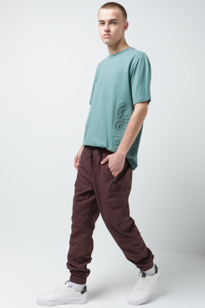 Cargo Jogger Pants Brown (2)