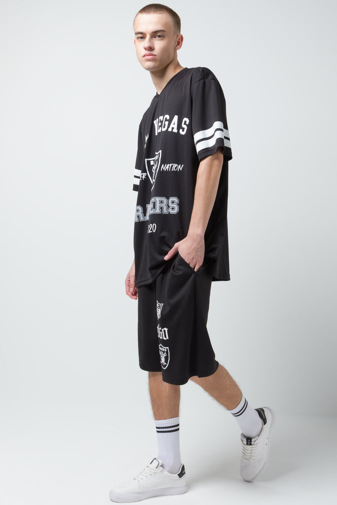 Raiders Shorts Black (2)