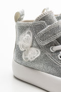 Glitter Hightop Sneaker Silver (3)