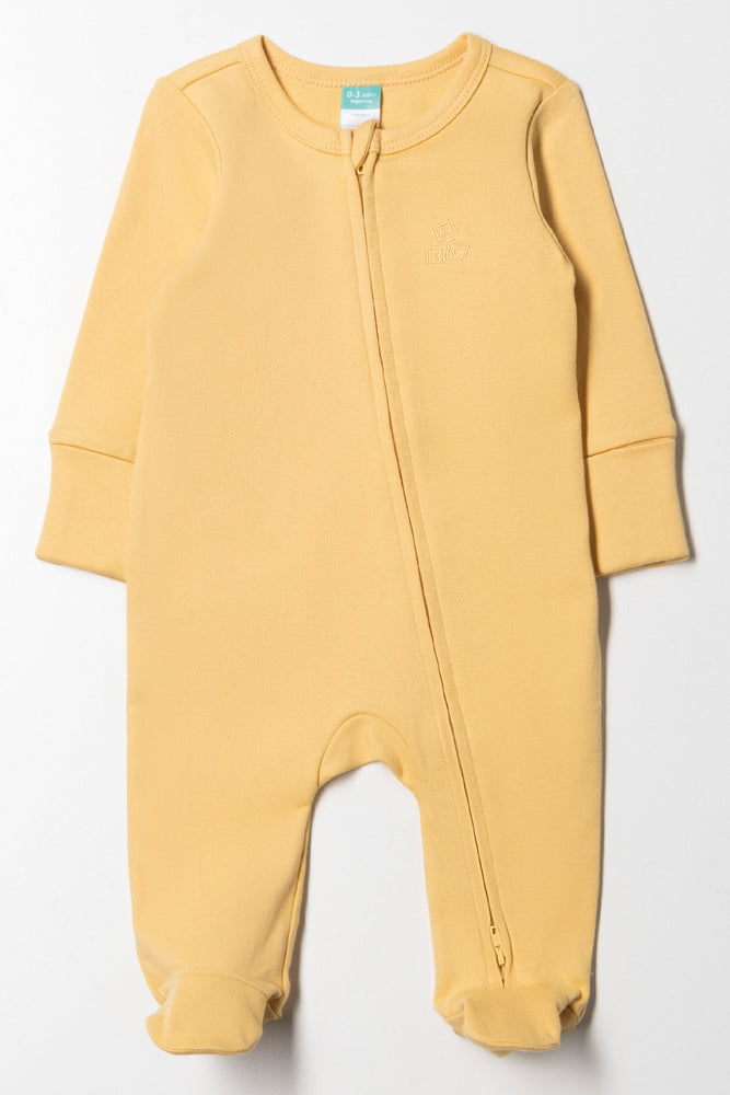 Interlock Babygrow Yellow