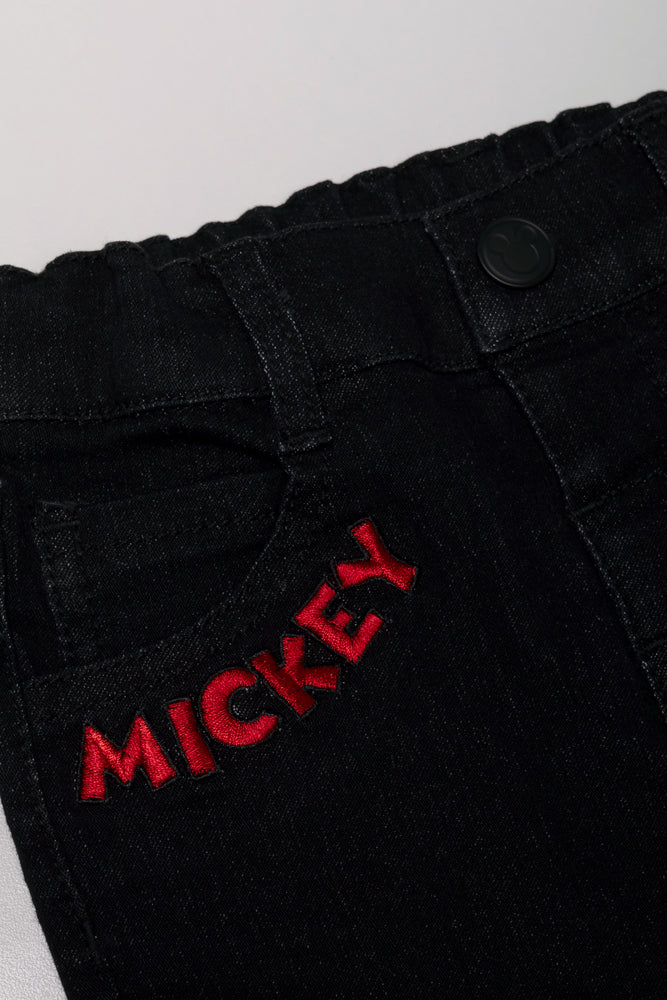 Mickey Mouse Skinny Denim Jeans Blue (1)