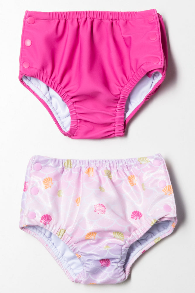 2 Pack Swim Nappy Pink