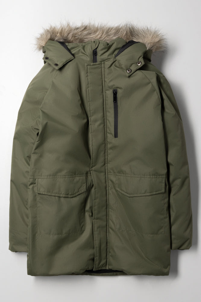 Puffer Parka Jacket Green