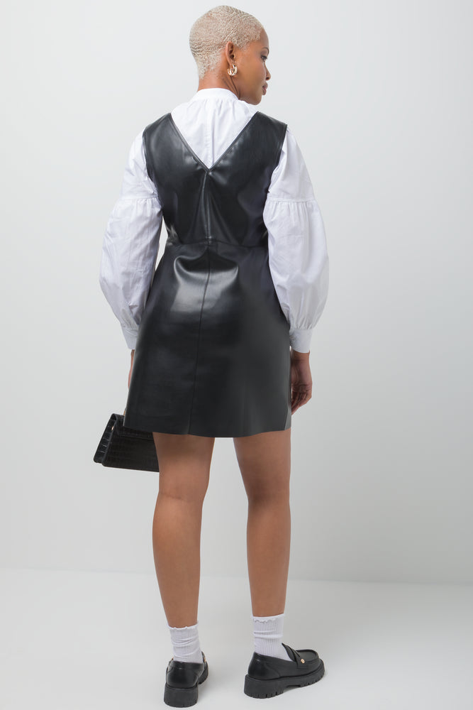 Pinafore Dress Black (2)