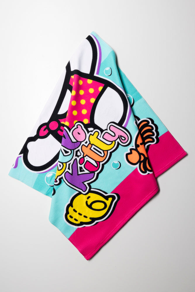 Hello Kitty Beach Towel Aqua