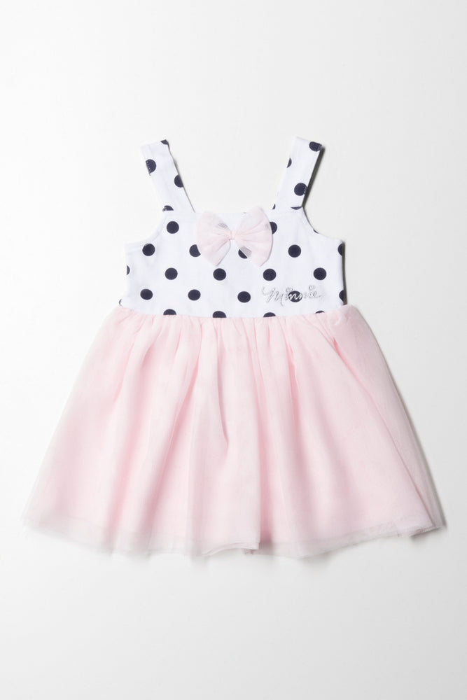 Minnie Mouse Dress With Headband Pink