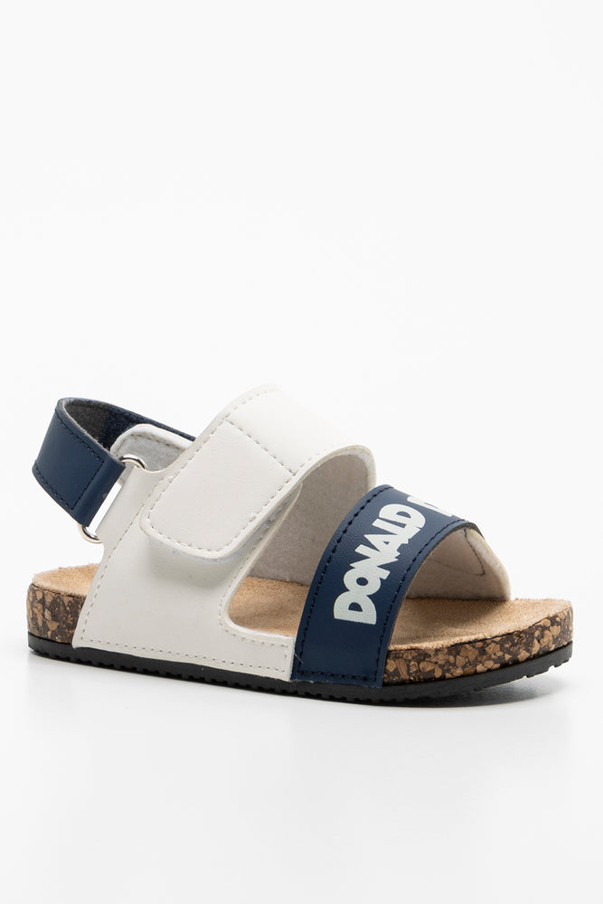 Donald Duck Double Strap Sandal Cream