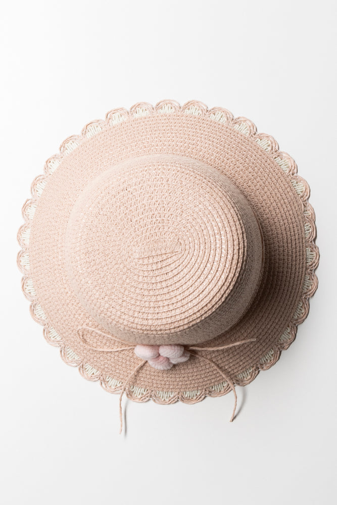 Straw Hat Light Pink