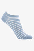 5 Pack Stripe Low Cut Socks Blue (2)