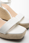 Espadrille Wedge White (2)