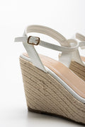 Espadrille Wedge White (3)