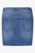 Denim Mini Skirt Blue (1)