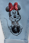 Minnie Mouse Paperbag Denim Jeans Blue (1)