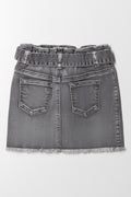 Paperbag Skirt Grey (2)