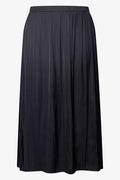 Flare Crinkle Skirt Black