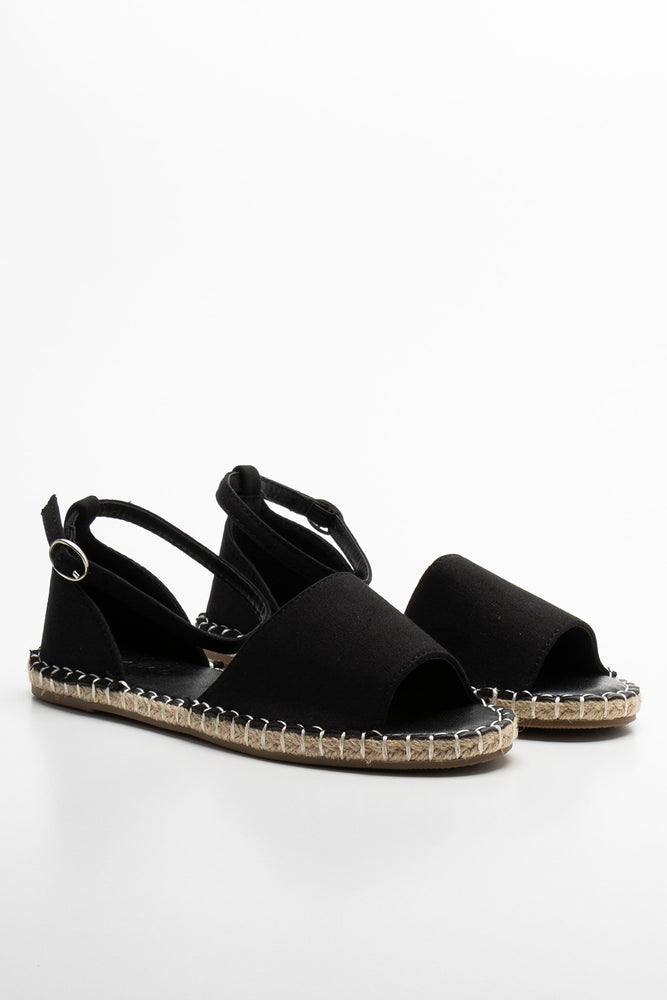 Espadrille Sandal Black