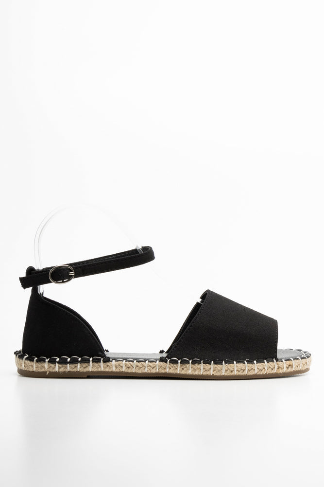 Espadrille Sandal Black