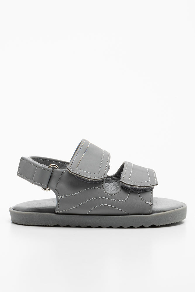 Double Strap Sandal Grey