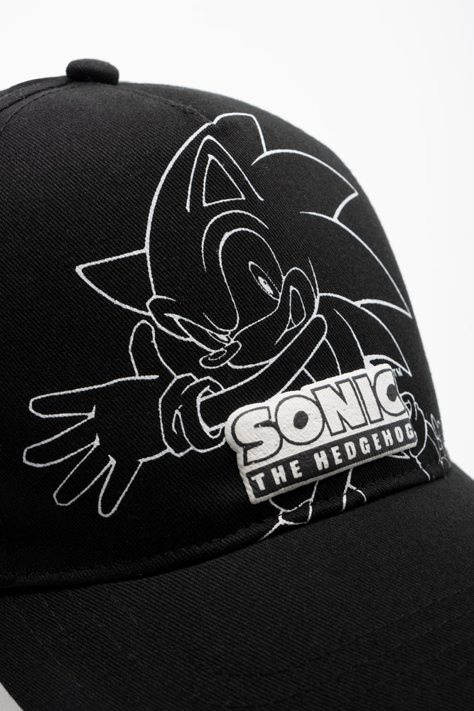 Sonic Peak Cap Black (2)