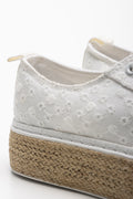 Crochet Espadrille Sneaker White (3)