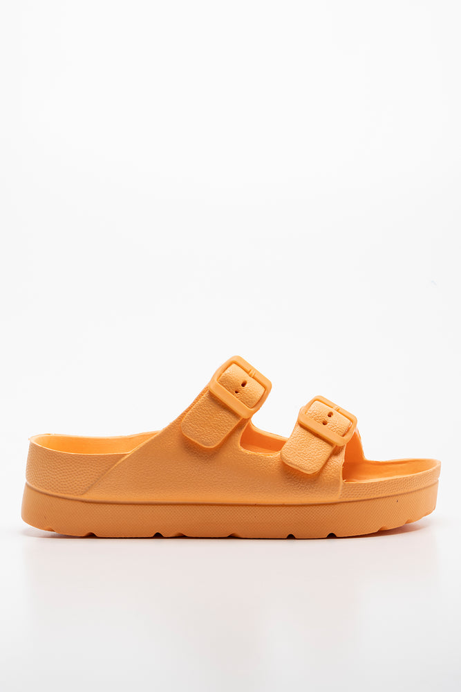 Buckle Sandal Orange (1)