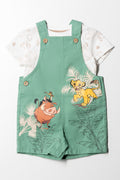 Lion King Dungaree Set Green