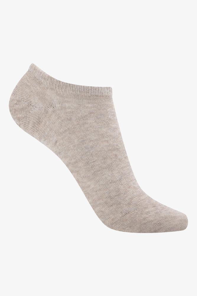 5 Pack Low Cut Socks Natural (2)