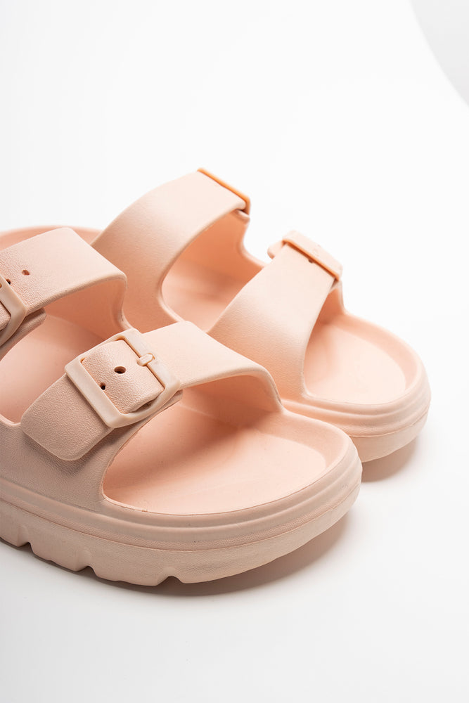 Double Strap Slide Pink (2)