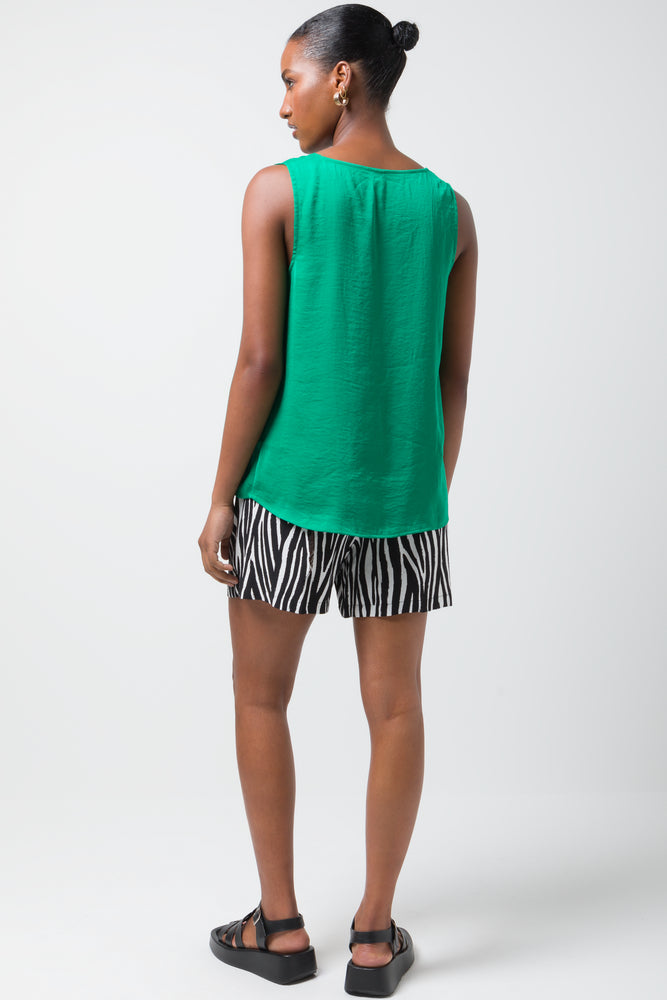 Sleeveless Top Green (2)