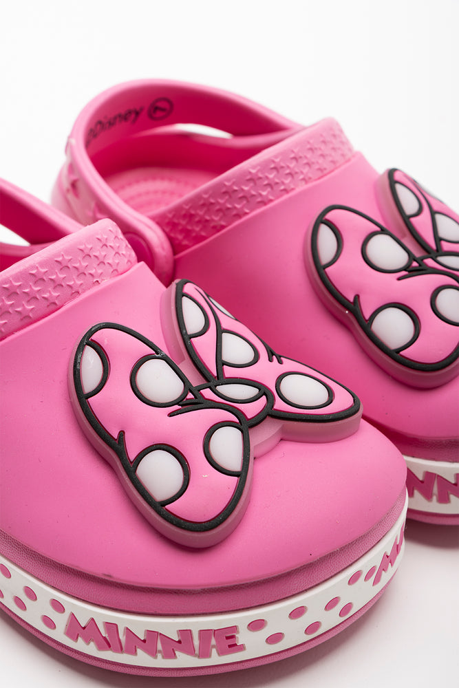 Minnie Mouse Bow Clog Pink (2)