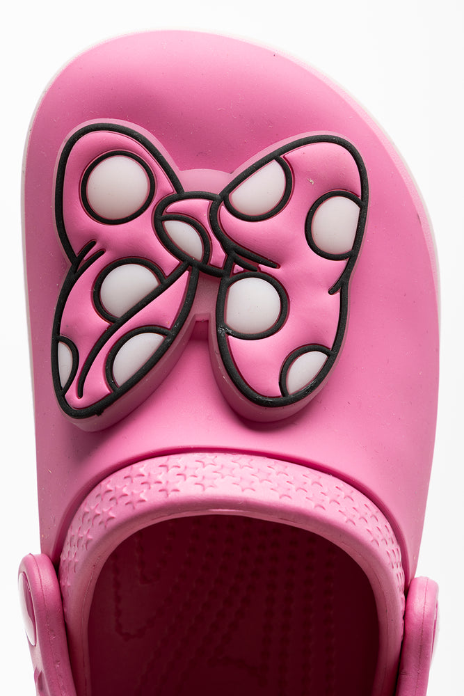 Minnie Mouse Bow Clog Pink (4)