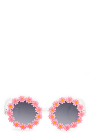 Flower Sunglasses Pink