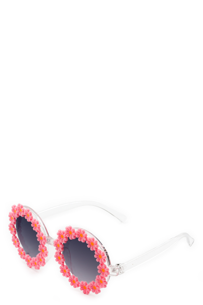 Flower Sunglasses Pink (2)