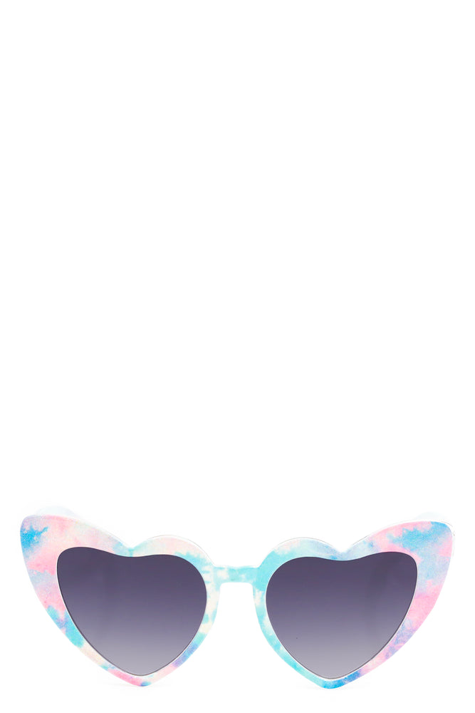 Heart Sunglasses Blue