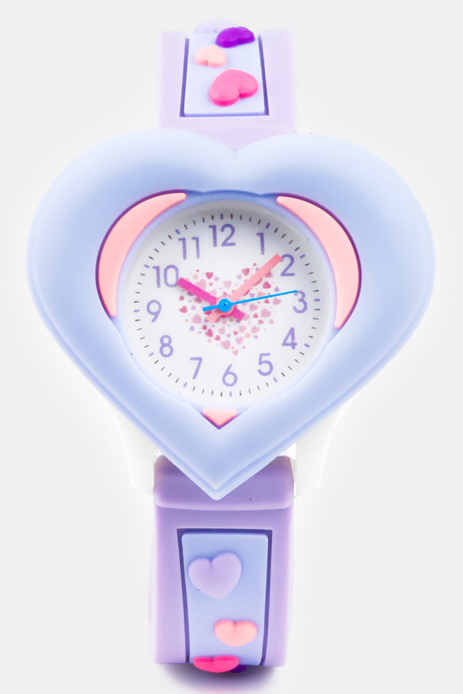 Heart Watch Lilac