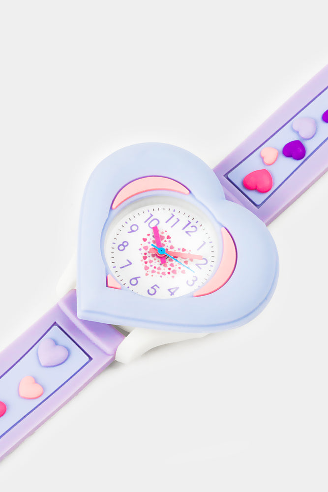 Heart Watch Lilac