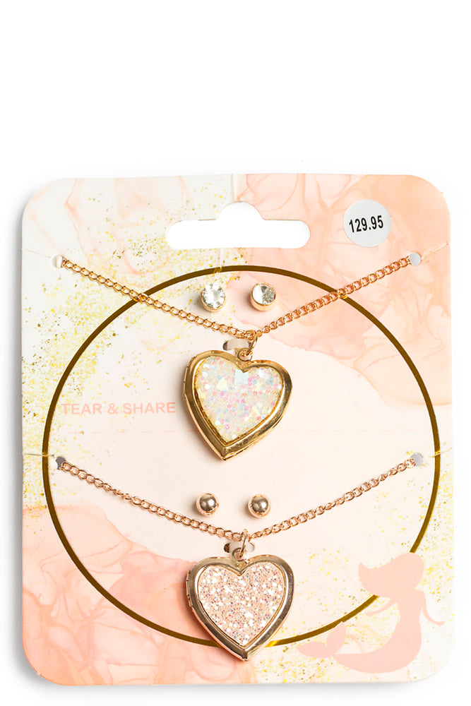 Necklace Set Peach