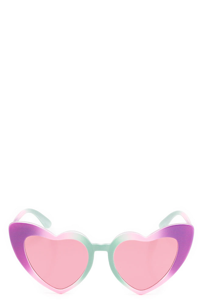 Heart Sunglasses Lilac