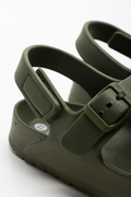 Double Strap Sandal Dark Green (3)