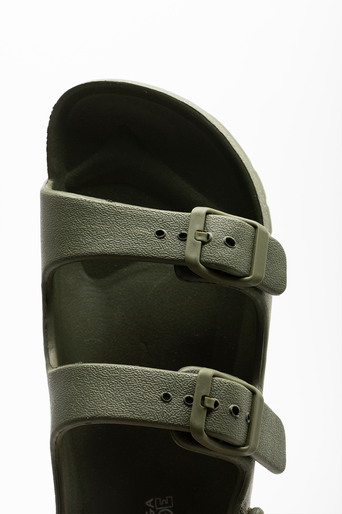 Double Strap Sandal Dark Green (4)