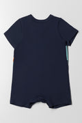 Dino Romper Navy (4)