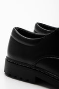 Rugged Leather Mens Shoes Black (3)