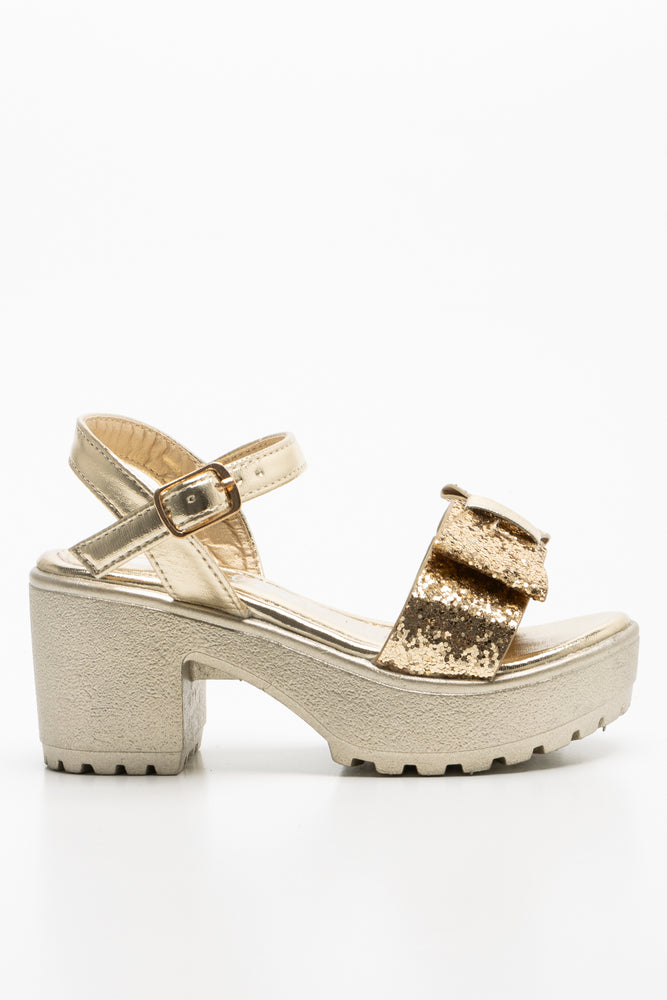 Platform Heel Gold