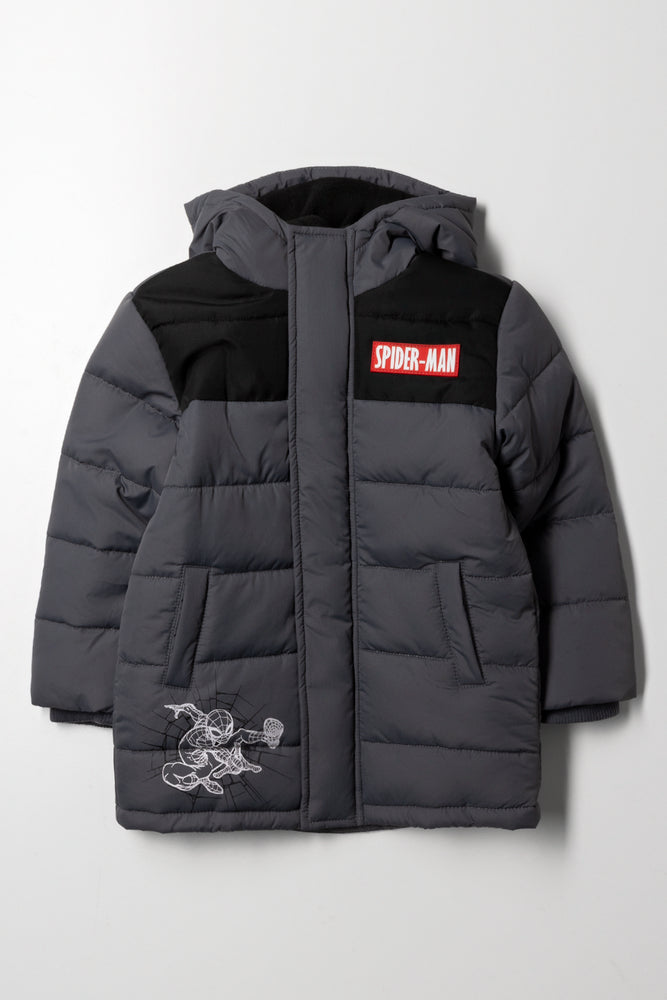 Spider-Man PufferJacket Dark Grey