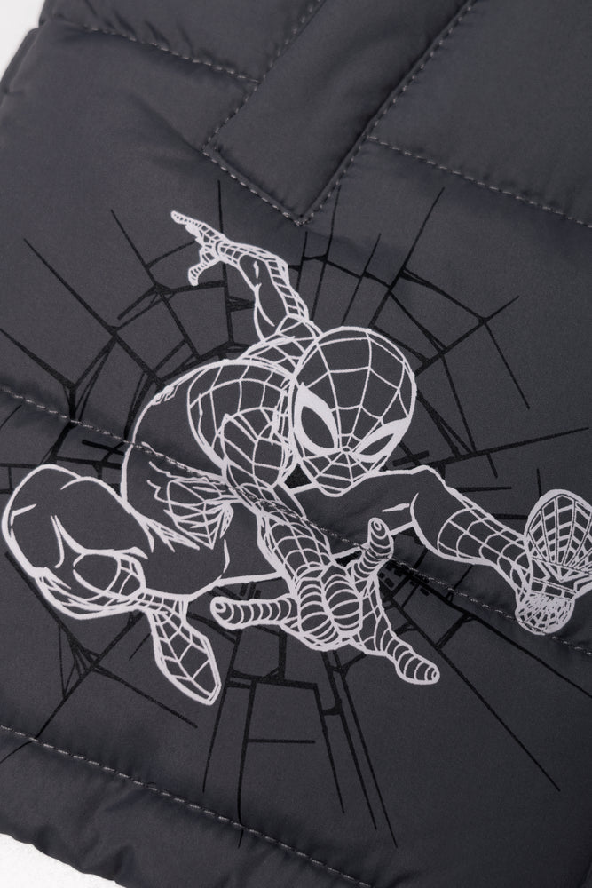 Spider-Man PufferJacket Dark Grey (3)