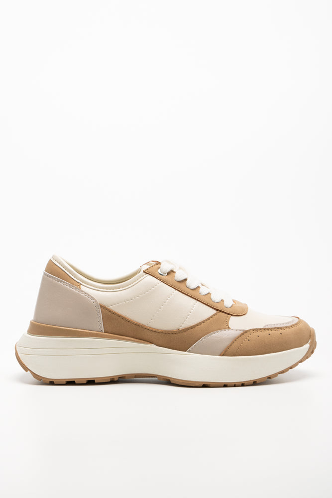 Retro Trainers Tan