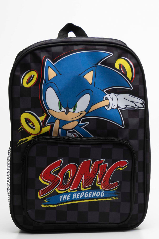 Sonic Front Pocket Backpack Black