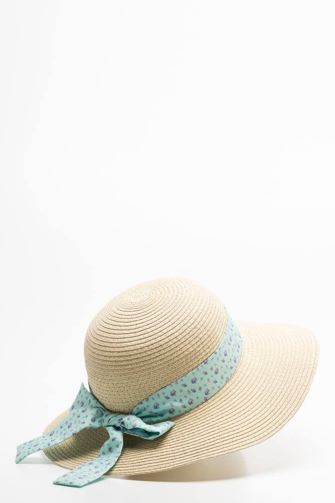 Ribbon Sunhat Green (1)