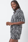 Short Sleeve Shirt Black And White (1)