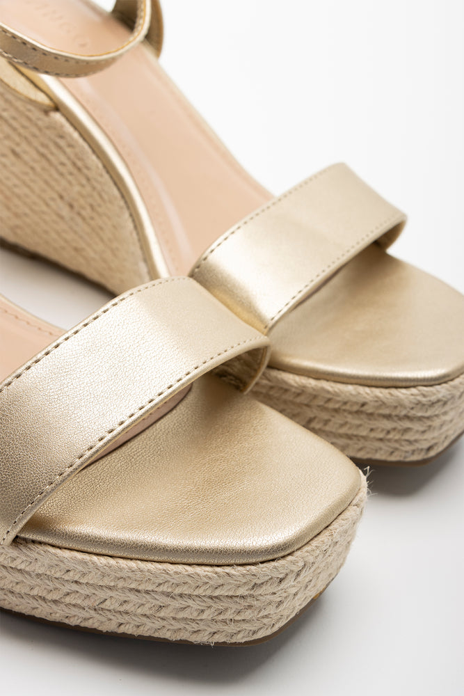 Espadrille Wedge Gold (2)